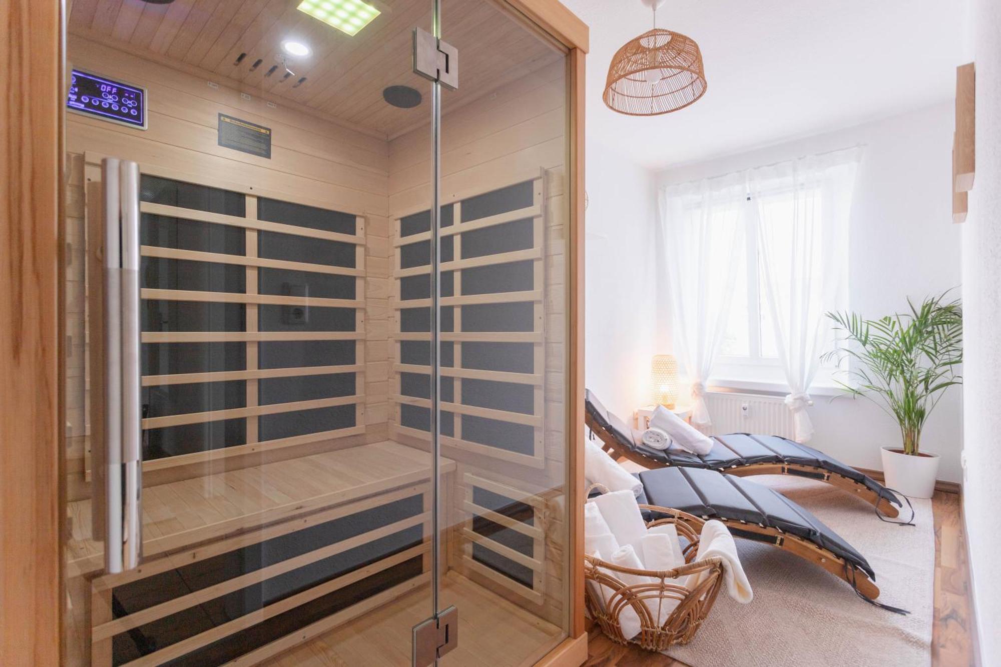 Апартаменти Wellness Lounge Am Bauhausmuseum Dessau-Rosslau Екстер'єр фото